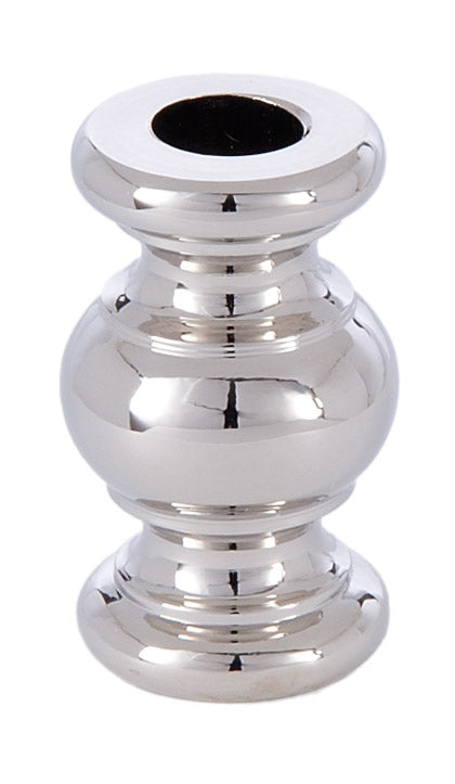 1 1/2 Inch Turned Nickel Spindle, 1/8 IP