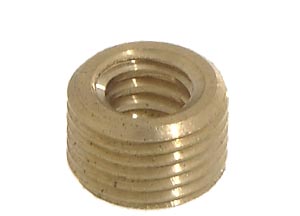 1/8M (3/8" diameter) x 1/4-20F Headless Reducer Bushing