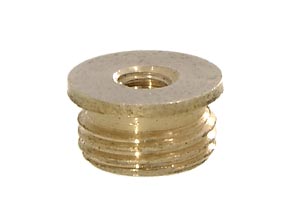 1/8M (3/8" diameter) x 8-32F Brass Reducer