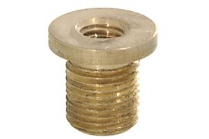 Shade Rest Bushing, 1/8M (3/8" diameter) x 1/4-27F