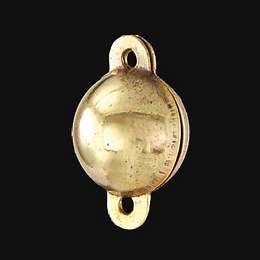 Stamped Brass Smooth Design Ball Stop