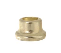 1/2" Stamped Steel Neck, Brass Plated, 1/8 IP Slip