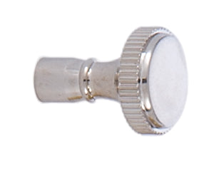 Nickel Plated Solid Brass Knurled Key