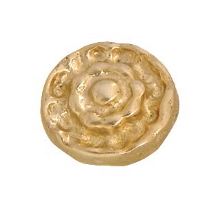 3/4" diameter x 5/16" tall Brass Rosette Cap, Tap 1/8F