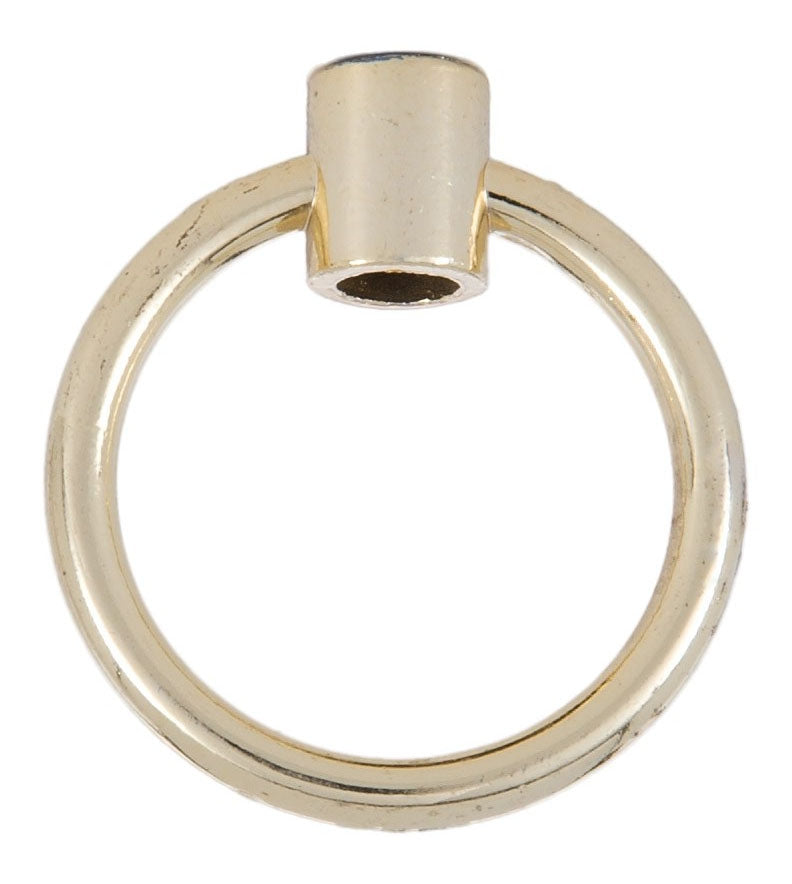 Large 2 Inch Cast Loop with Brass Plating