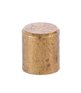 9/32" tall Nickel Plated Brass Cylinder Canopy Knob, 8-32 Tap