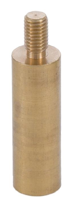1 Inch Smooth Brass Shade Riser 1/4-27F