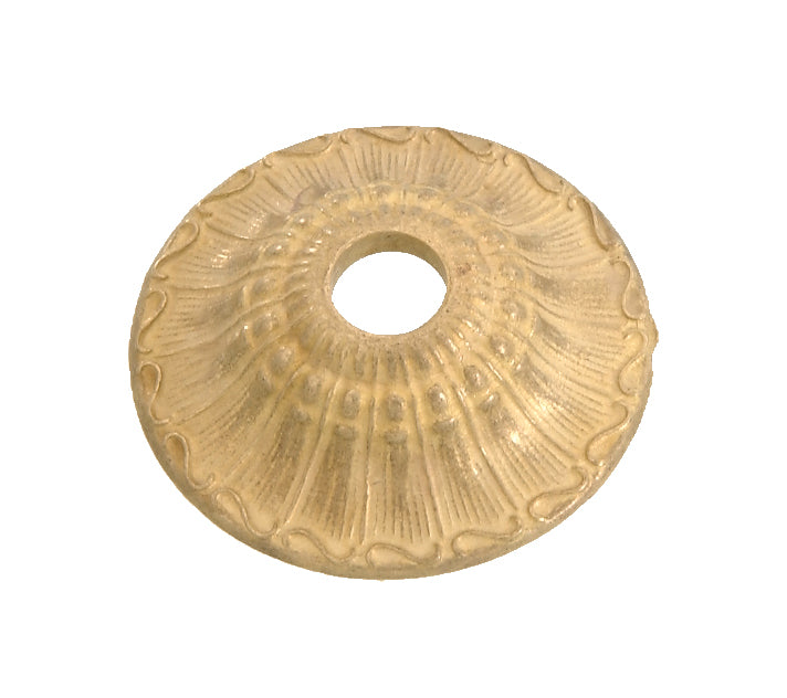 Cast Brass Bobesche, 2" dia.