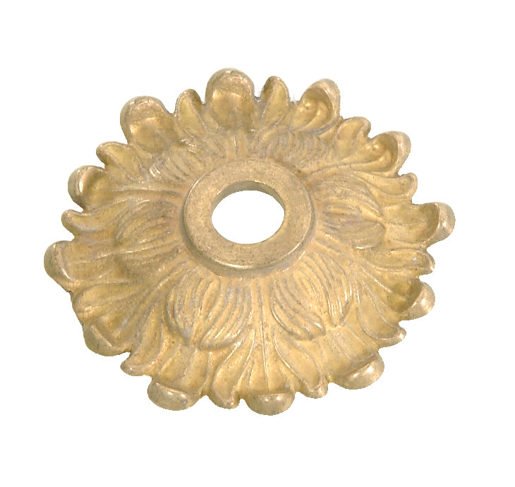 Cast Brass Bobesche, 2 1/2" dia.