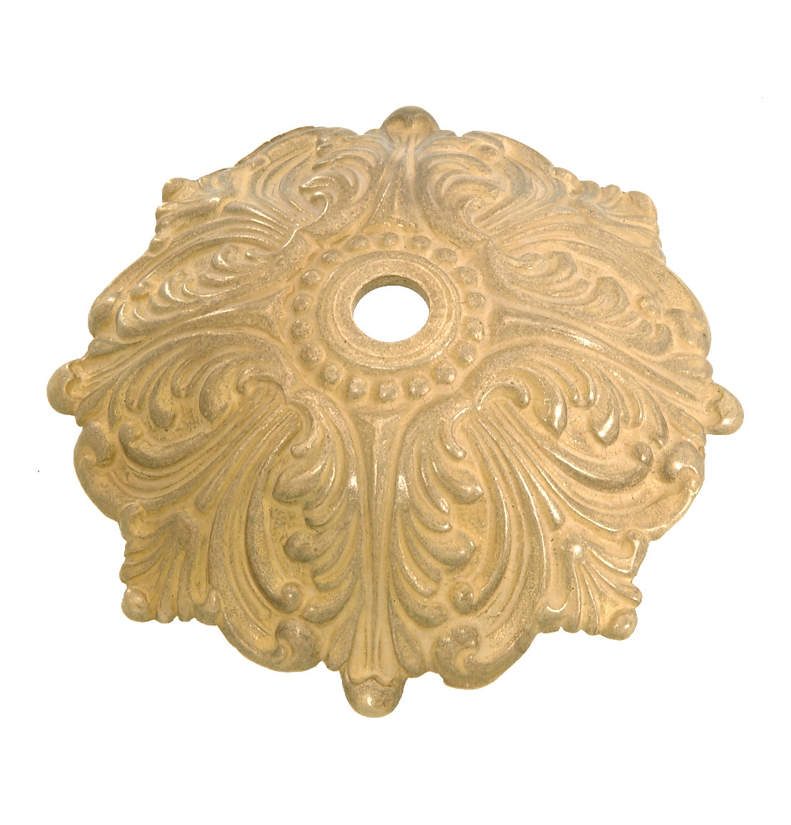 Cast Brass Bobesche, 4" dia.