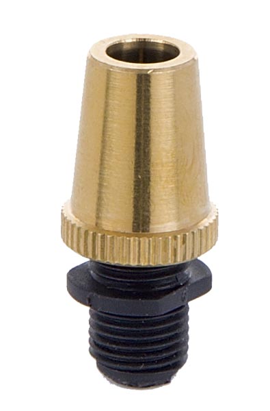 Polished Brass Finish, Metal Cord Grip Bushing, 1/8 IP