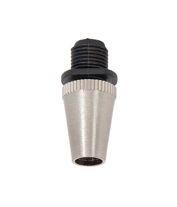 Satin Nickel Finish Brass Cord Grip Bushing for Twisted SVT Lamp Cord, 1/8 IP Tap