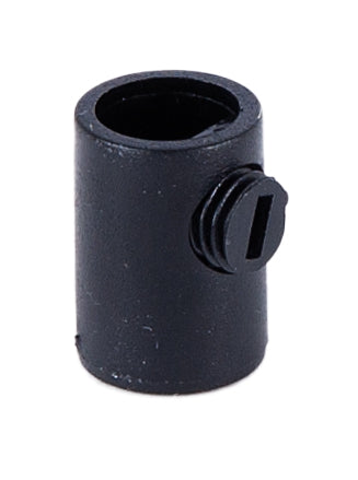Black Strain Relief for Round Cord, 1/8 F