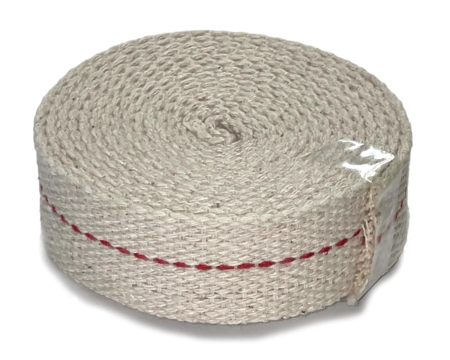 7/8" x 6 Feet Long, Flat Lamp Wick for No. 2 Brass Plated Import Burners (29916R)