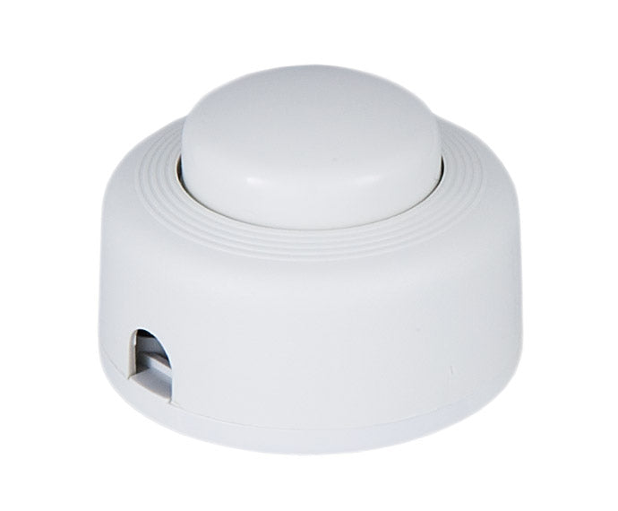 White Button Floor Switch