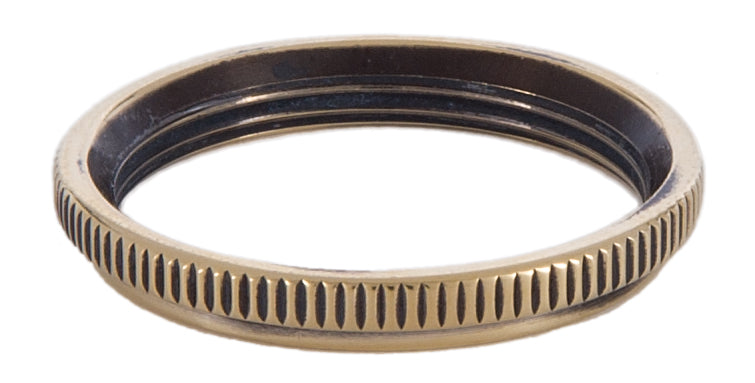 Solid Brass UNO Ring Medium Sunlite Sockets, 1-5/8" O.D., Polished & Lacq.