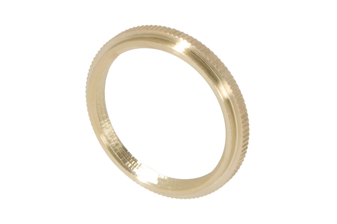 Polished, Solid Brass UNO Ring Sunlite Medium Sockets, 1-5/8 Inch Outer Diameter