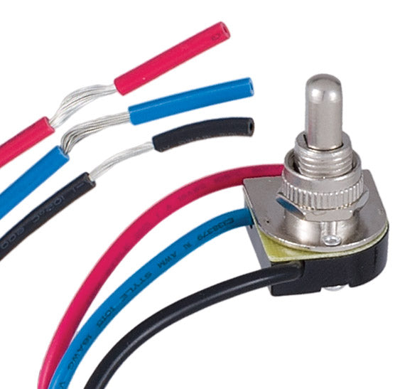 3-Way Nickel Push Canopy Switch