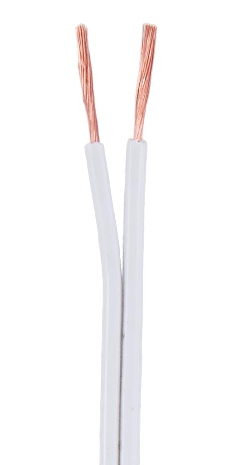 250 ft. White Color, 18/2 Plastic Lamp Spool Cord - Lamp Wire