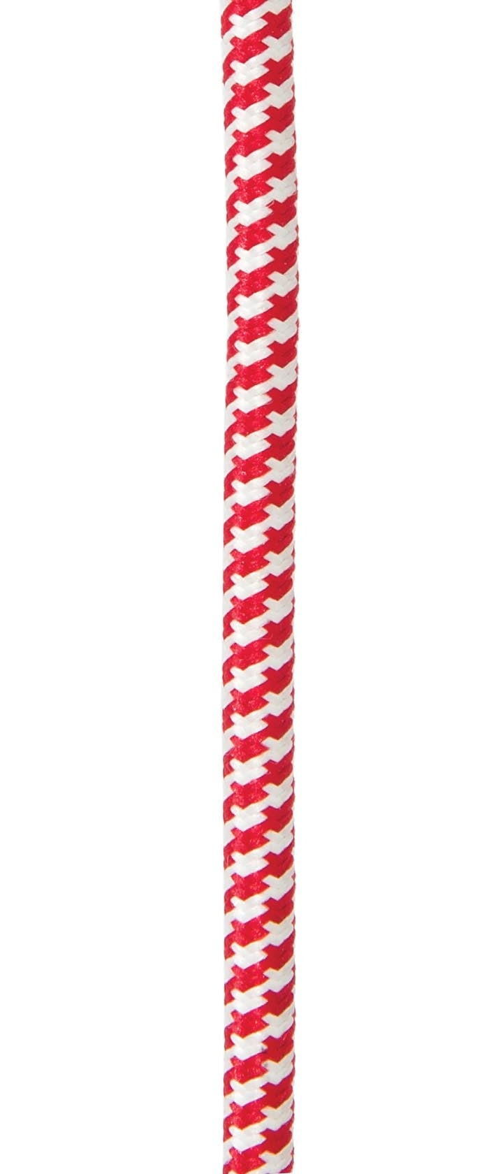 18/3 SVT-B Red and White Hounds-tooth Pattern Rayon Covered Parallel Fabric Lamp Cord - Choice of Length
