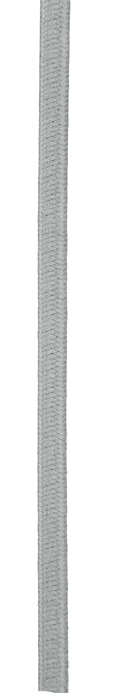 2 Conductor 18 Gauge Gray COTTON Covered Parallel Lamp Cord - Wire, Choice of Length