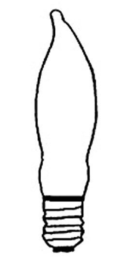 CA-5 Flame Twist Bulb (E12)