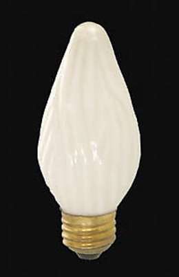 F-15 White Flame Bulb, Medium Base Bulb
