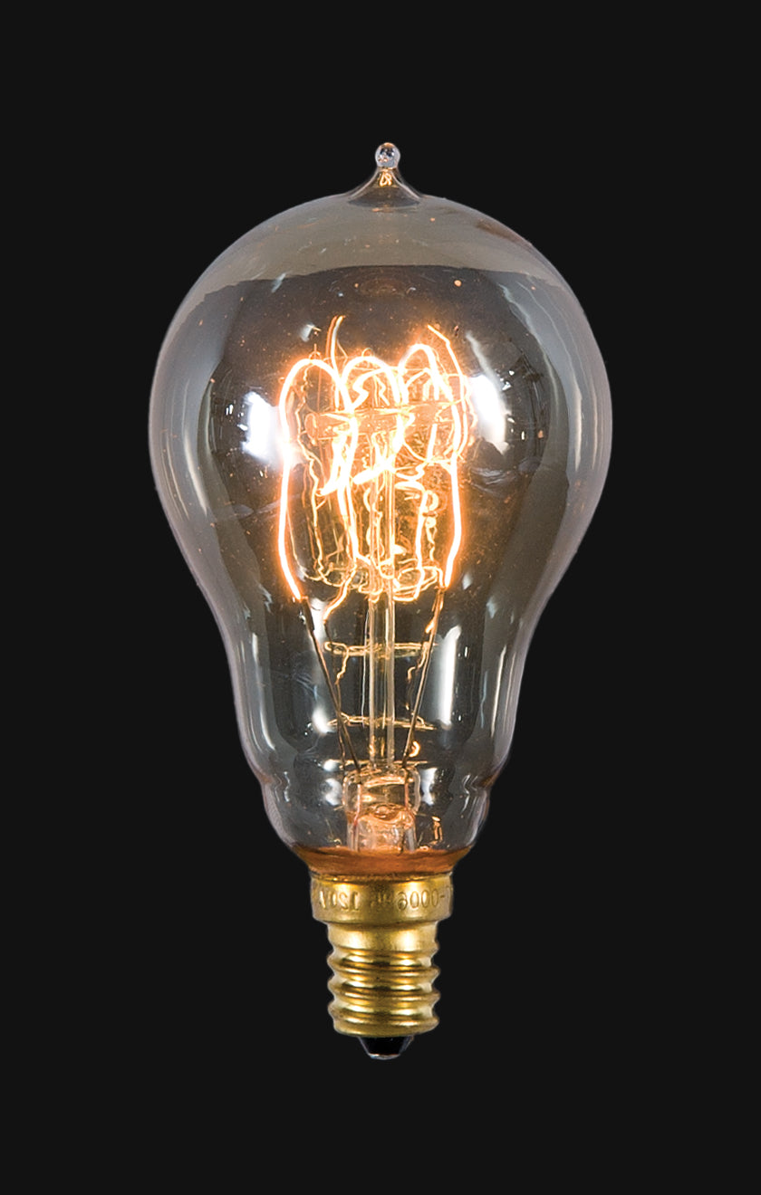 Antique Style A15 25W Candelabra Base Bulb