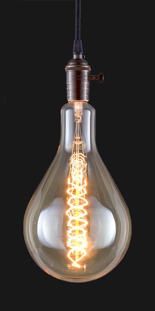 Oversized, Vintage Style PS56 Light Bulb, 11.75" Ht.