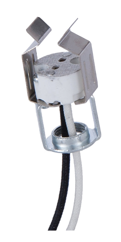 Porcelain Bi-Pin Halogen Socket With MR-16 Clip
