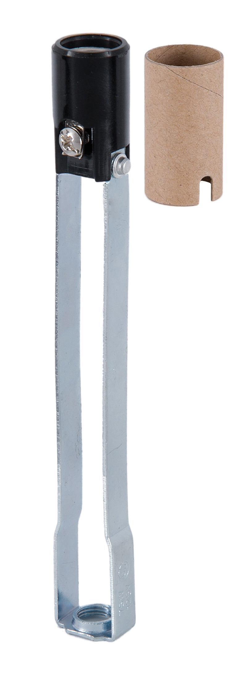 E12, Keyless Candelabra Socket With 1/8F Base, 6" Height