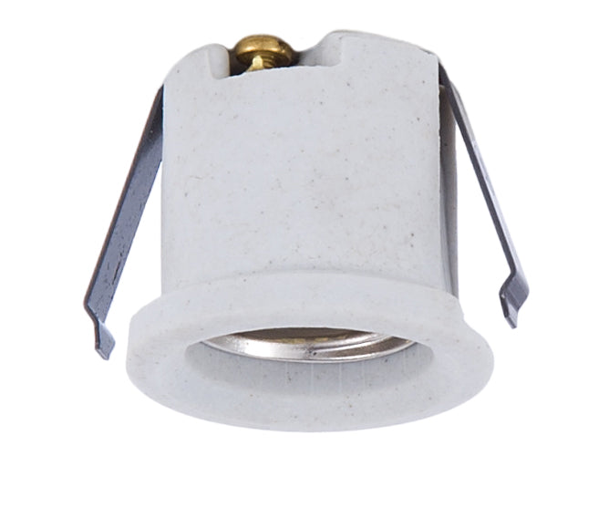 Edison Size Porcelain Socket With Clips
