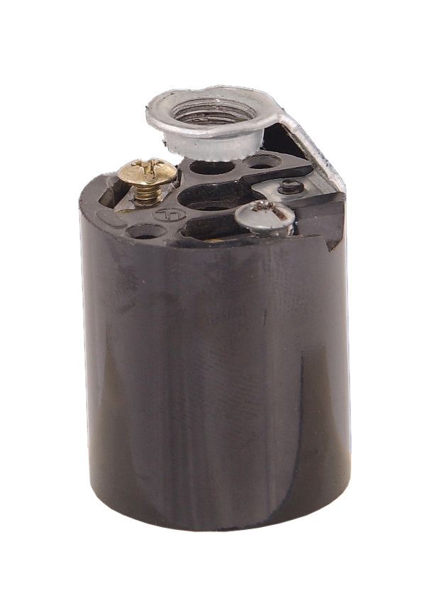 Leviton Brand Keyless Plastic Fixture Socket with 1/2" Hickey