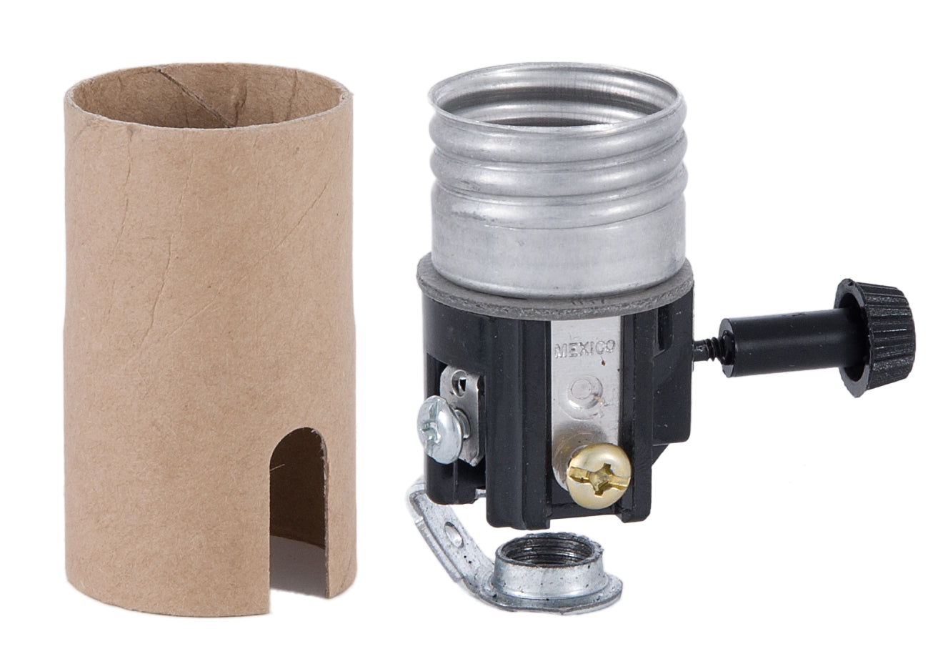 3-Way Socket Interior for 3-Way Light Bulbs With a 1/8F hickey