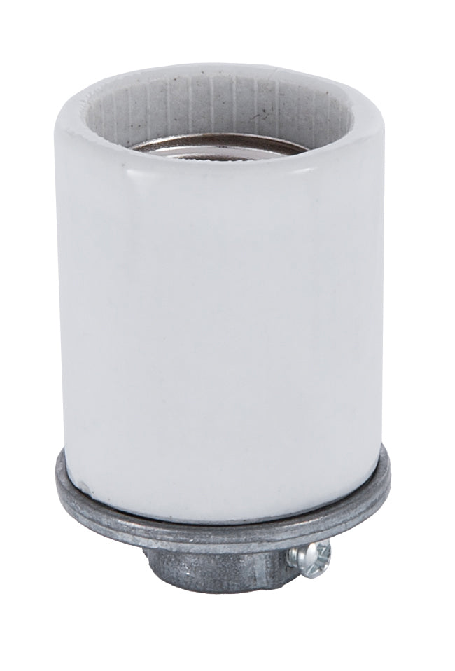 Leviton Brand Porcelain Keyless Medium Base Socket With 1/4 IP Cap