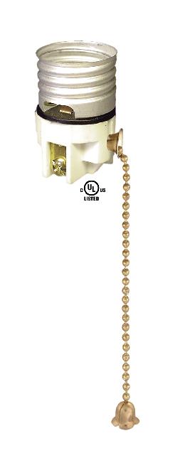 Porcelain Pull-Chain Socket Interiors