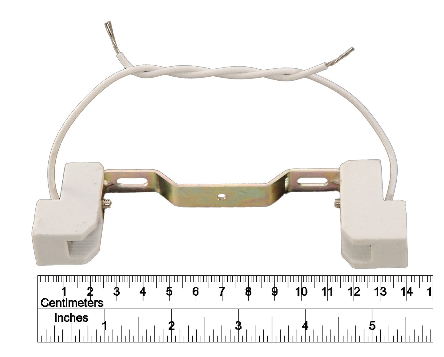 5 1/2" Double Ended Halogen Socket With Bracket