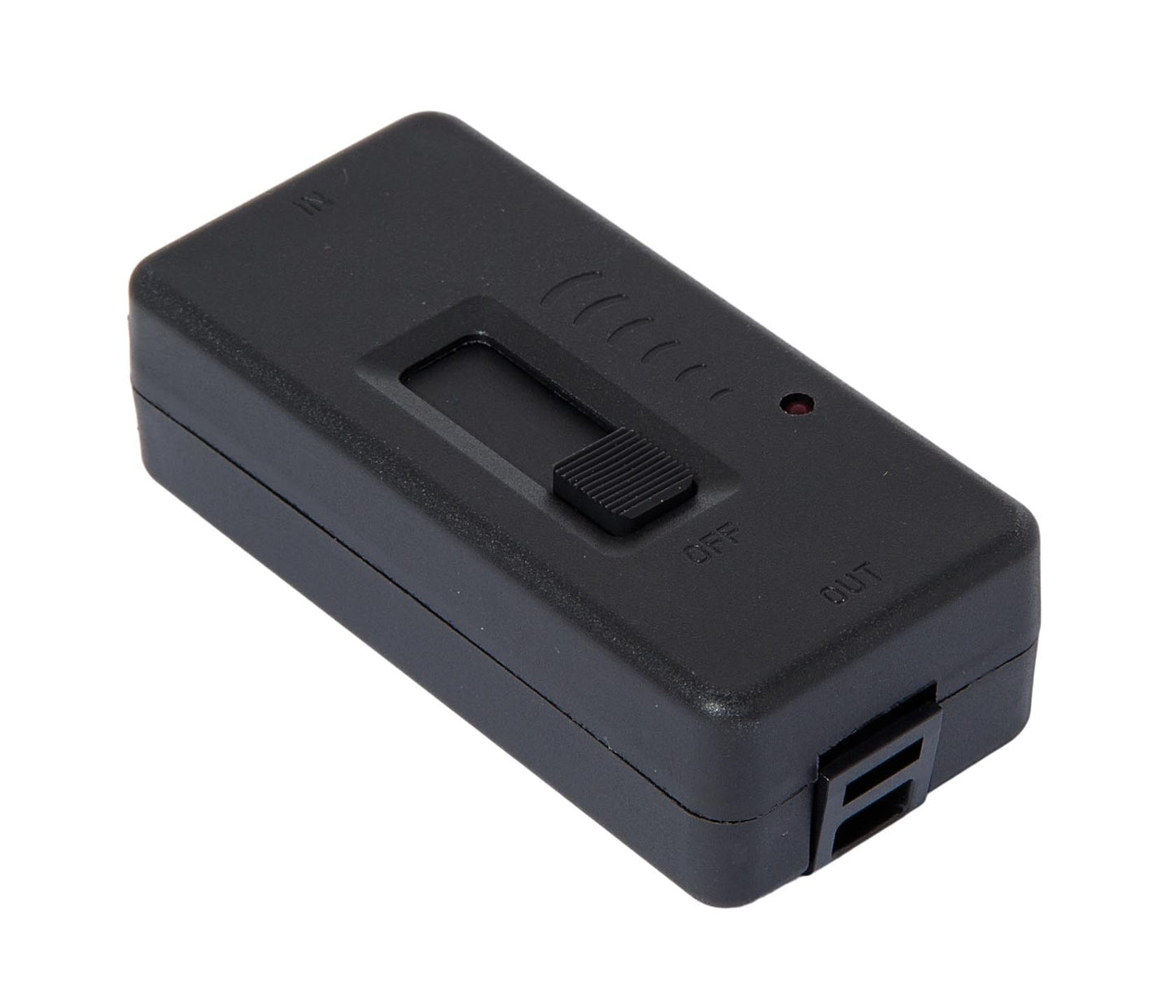 Black Full Range Inline Dimmer Switch for LED, CFL, Incandescent Bulbs