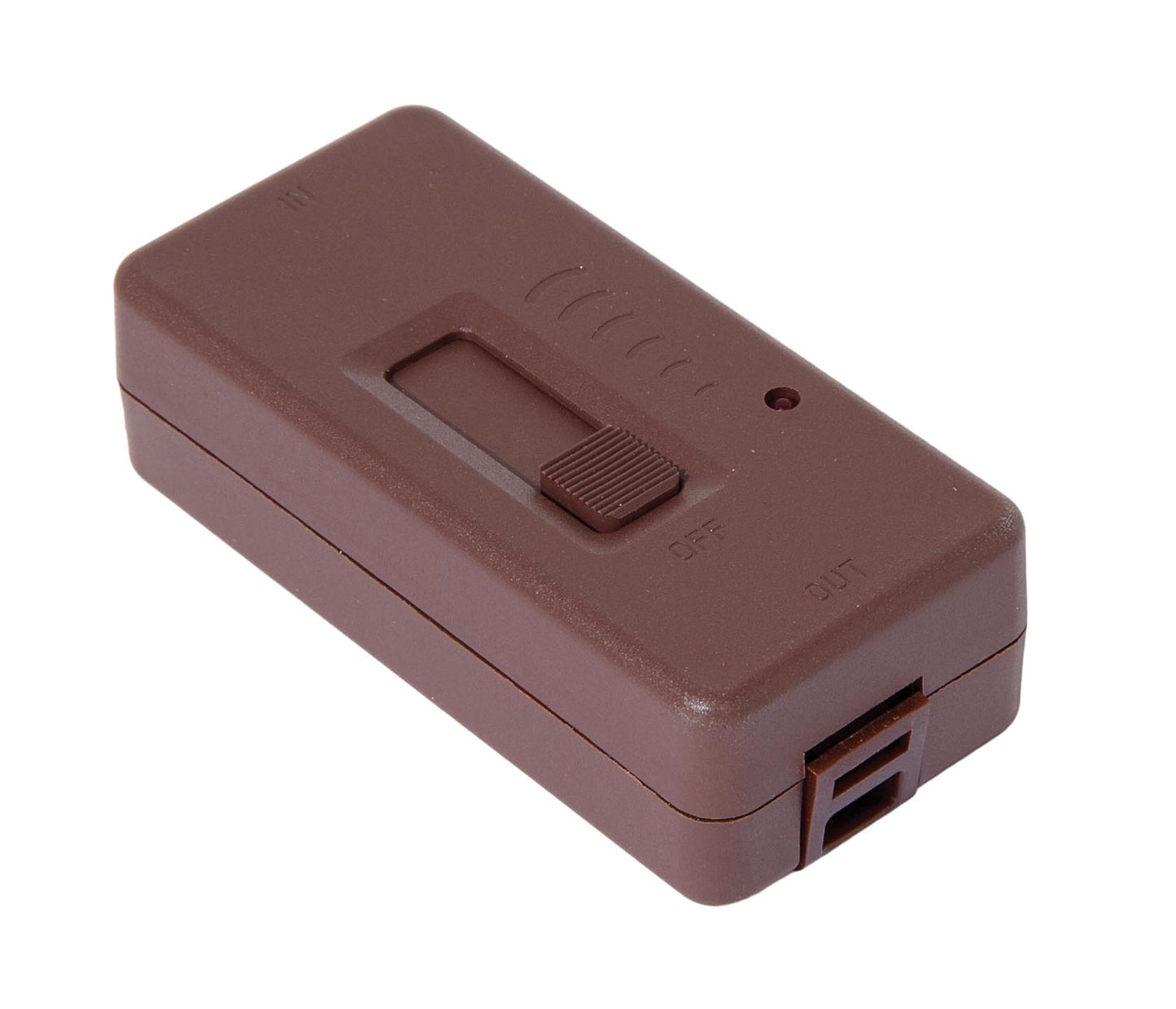 Full Range Brown Inline Dimmer for LED, CFL, Incandescent Bulbs