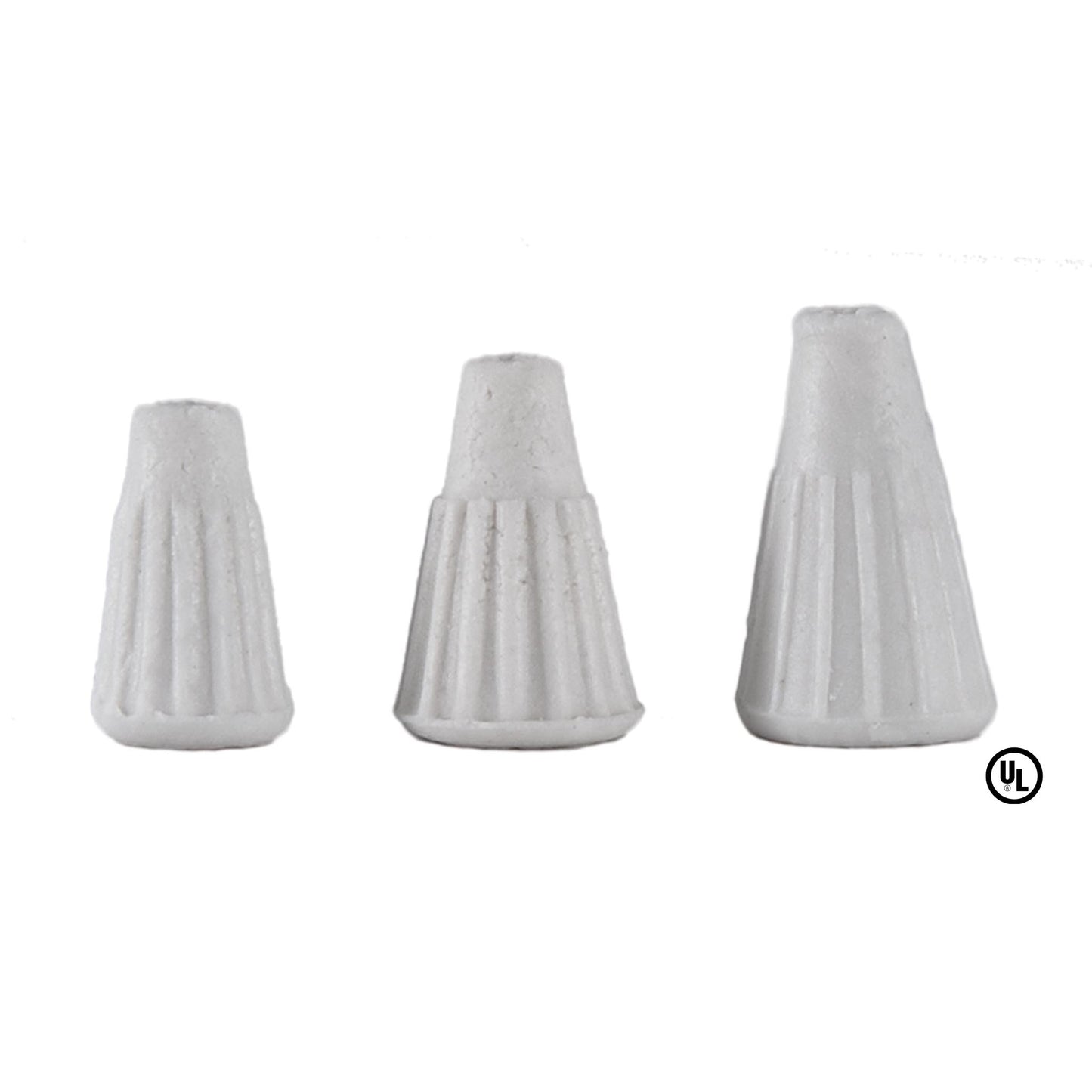 Porcelain High Heat Wire Connectors, small, medium, & large sizes available (48492)