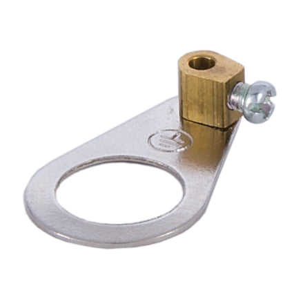 Zinc Plated Lug With Set Screw, Slips 1/8IP (3/8" diameter)