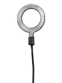 1/8 IP Slip (3/8" inside dia.), Grounding Lug w/8" Bare Copper Wire