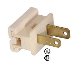 Gilbert Brand Snap-On Lamp Plugs, Choice of Color, and Choice to Fit SPT-1 or SPT-2 Lamp Cord