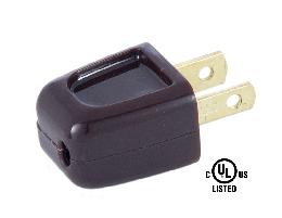 Brown Polarized Quick Connect Lamp Plugs