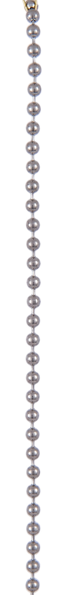 Nickel Plated Beaded Chain #6 Size