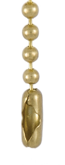 #6 Brass Chain Connector, Brass Finish