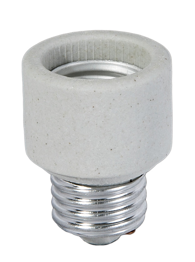 Medium Base to Medium Base 1 " Porcelain Socket Extension