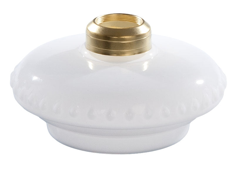 Opal Cased Glass Bracket Lamp Font