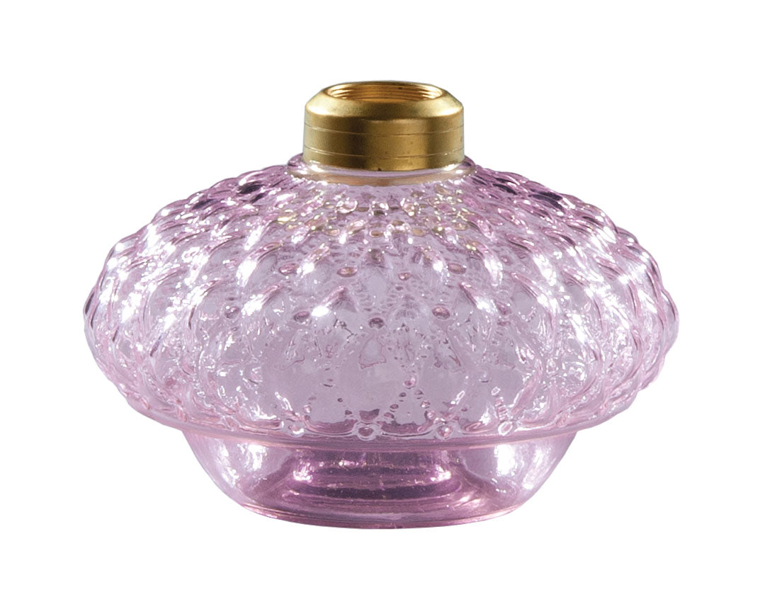 Pink Crystal Diamond Quilted Glass Bracket Lamp Font