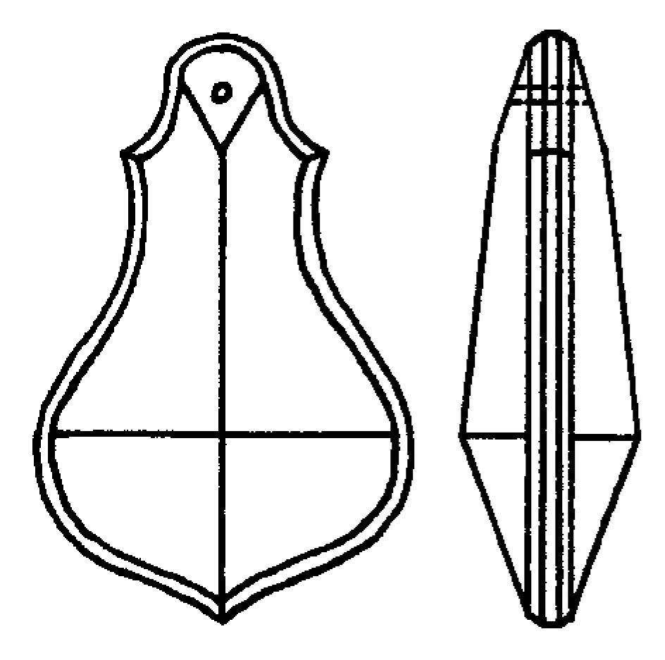 Clear Pendalogue Rock Crystal